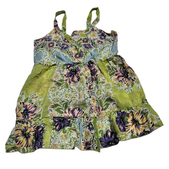 Johnny Was Boho Floral Rayon Tank Top | Size M - Picture 1 of 5